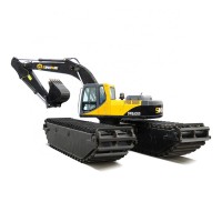 Professional factory new swamp buggy amphibious excavator with big float weight 40000kg bucket capacity 1 cbm